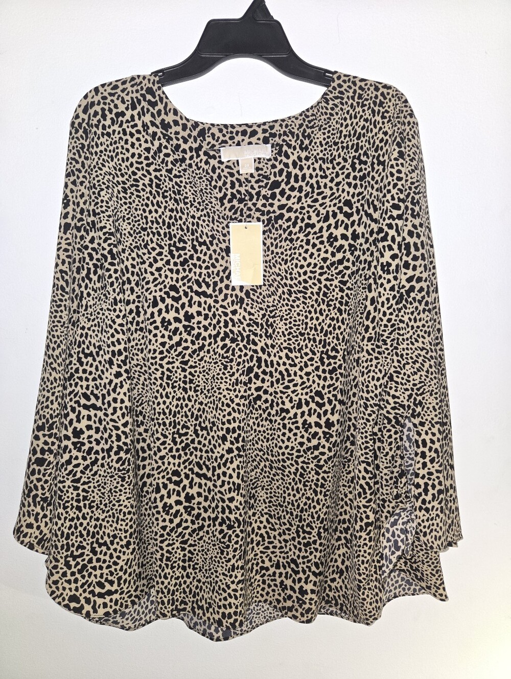 Michael Kors Leopard Print Blouse 2XL- New with Tags